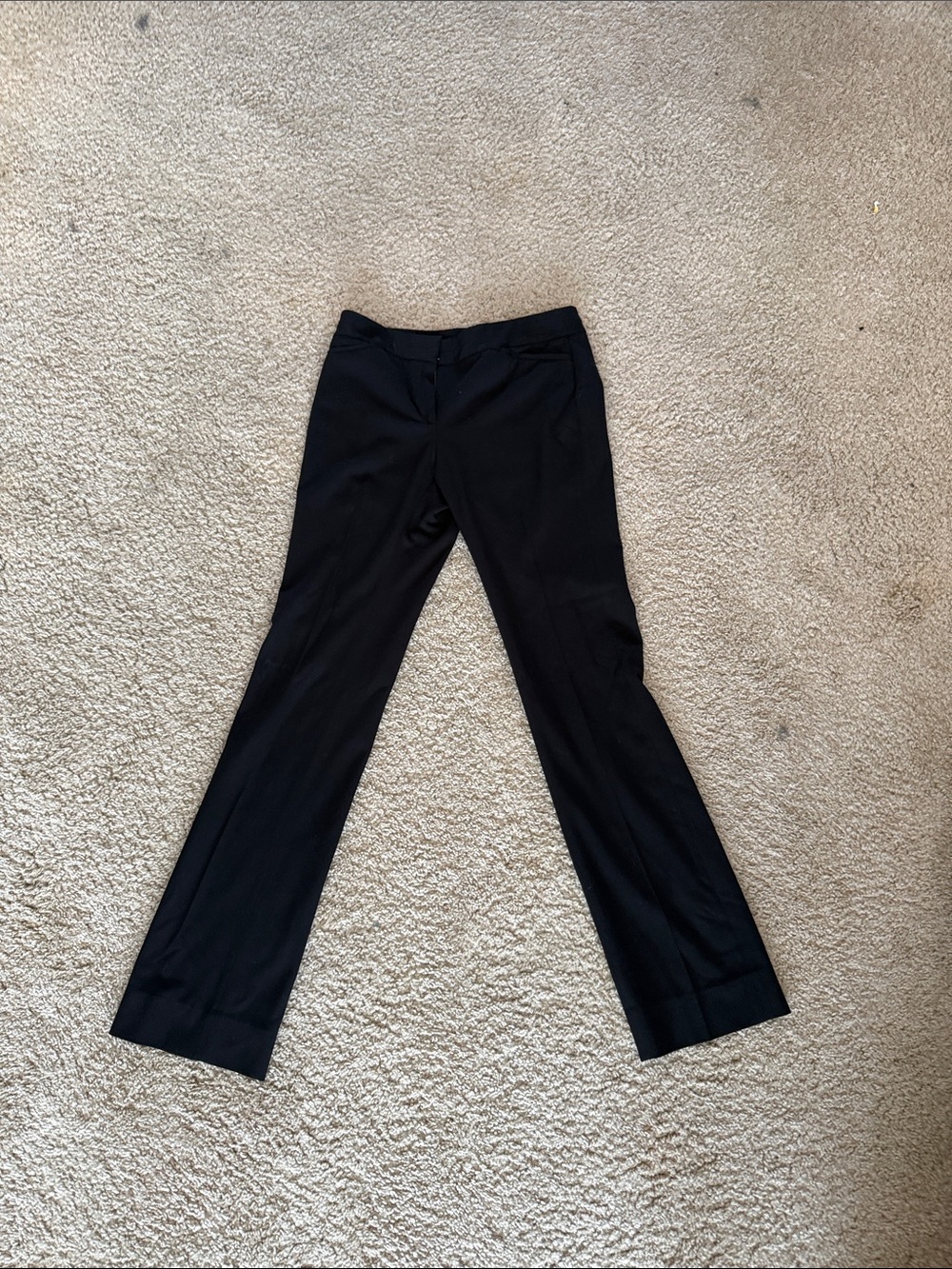 White House Black Market Black Straight-Leg Dress Pants